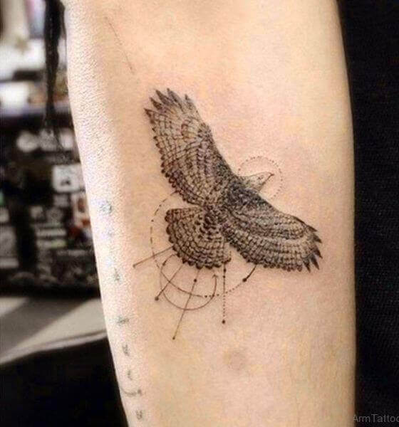 Eagle Tattoo on the forearm 12
