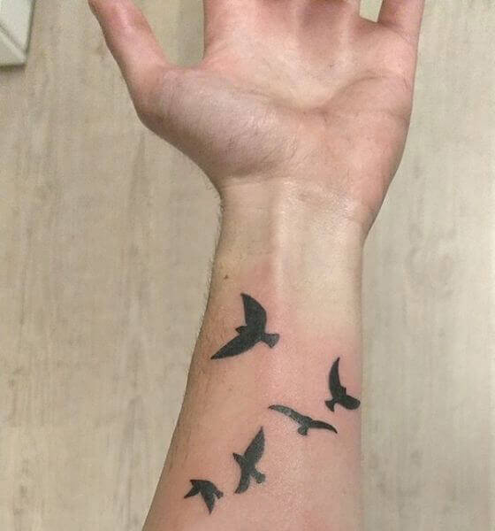 Eagle Tattoo on the wrist