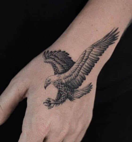 Eagle Tattoo on the wrist 4
