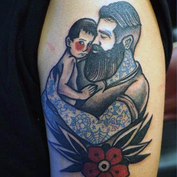 Cool Mens Father Son Tattoo Ideas