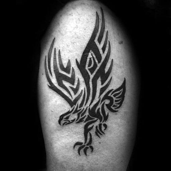Tribal Eagle Tattoo